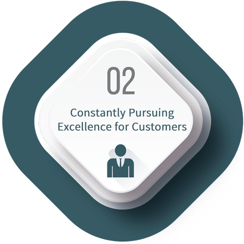 Constantly Pursuing Excellence for Customers