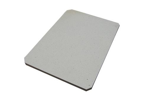 Sintered Mullite Sample Plate (250 mm L x 180 mm W x 8 mm T) Max. 1400C - EQ-MLPlate-25181