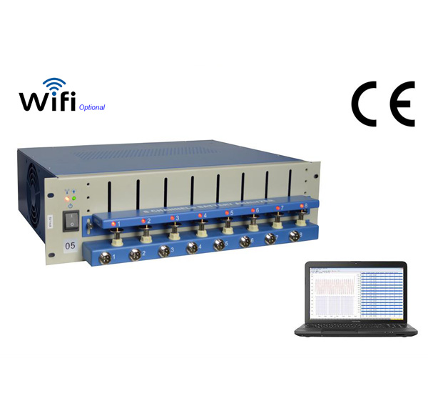 8 Channel Battery & Supercapacitor Analyzer ( 0.5mA - 6A @ 0- 5V ) w/ Laptop & Software - BST8-A6V0