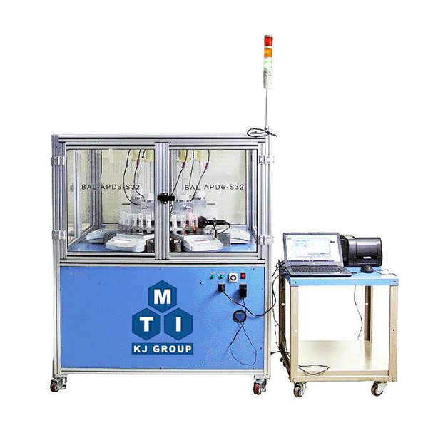 High Throughput 6-Channel Powder Dispenser w/ Bar-code Scanner up to 36 Composition - EQ-Bal-APD6-S36