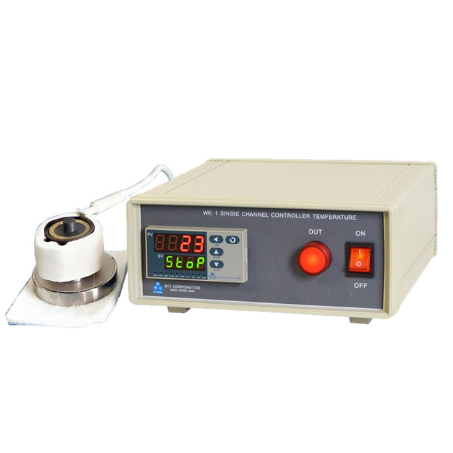 Max. 550C Heating Jacket and Temperature Controller with 12mm ID Si3N4 Pressing Die - EQ-HC-SiN-12