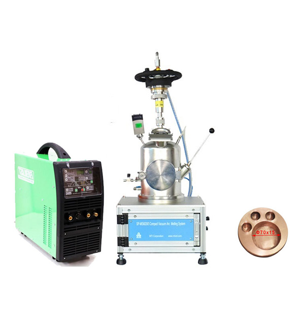 Compact Vacuum Arc Melting System with Large Cavity up to 200 g (Fe) - EQ-SP-MSM200