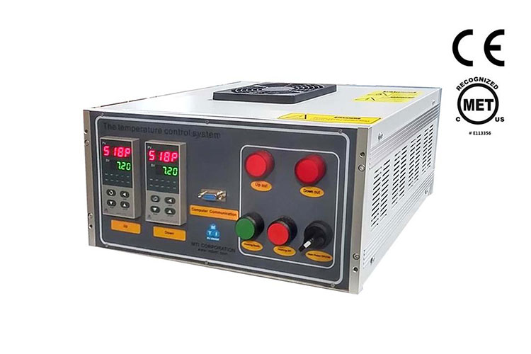 Two Zone Precision Temperature Control System （PWM） with 30 Segments Programmable (3.2 KW) for DIY Furnace upto 1200C - EQ-MTC-Z2