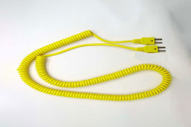 K Type Coiled Connecting Cable, EQ-TC-K-CABLE