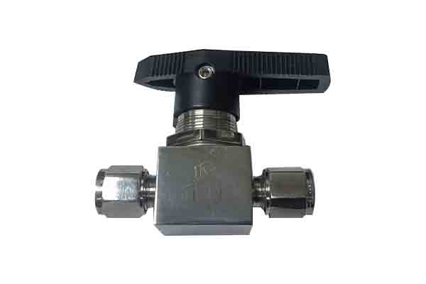 On-off valve with both side 1/4 tube fitting connector - EQ-VALVE-14Fit