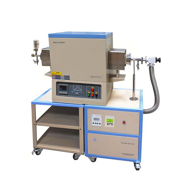 1700C Tube Furnace with Precision Vacuum Pressure Regulating System (E-4 torr) - GSL-1700X-PRY-UL-LD