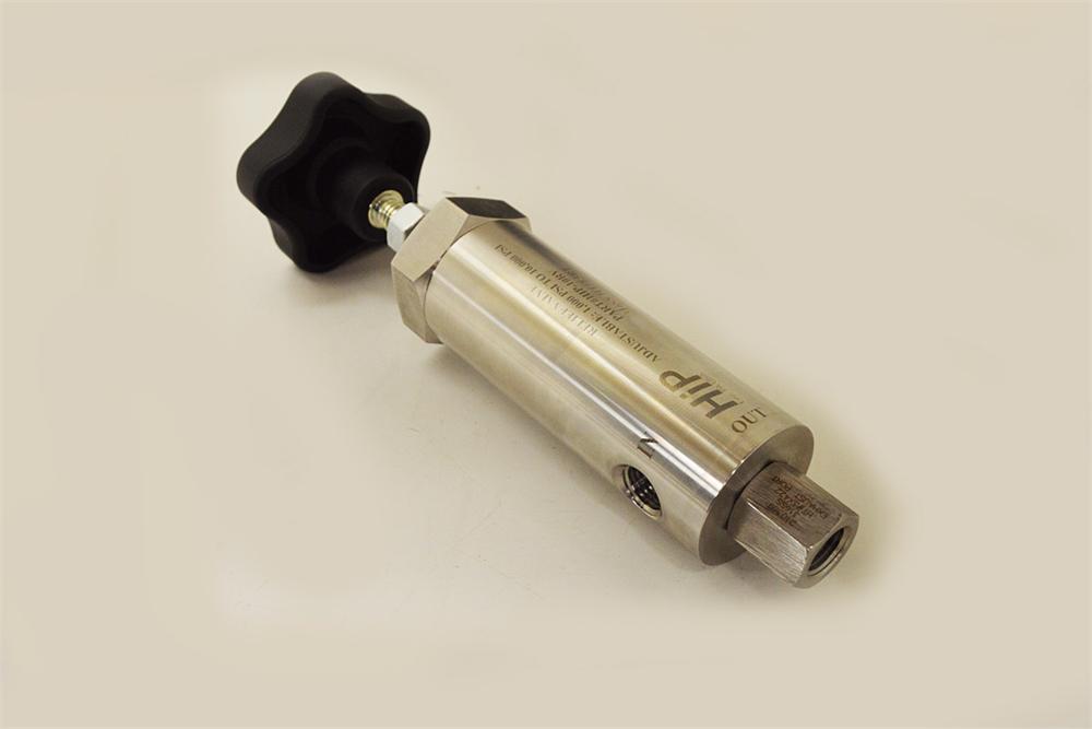 Adjustable High Pressure Relief Valve 1000 - 10,000 PSI (7 - 70 Mpa) - HIP-RV10-LD