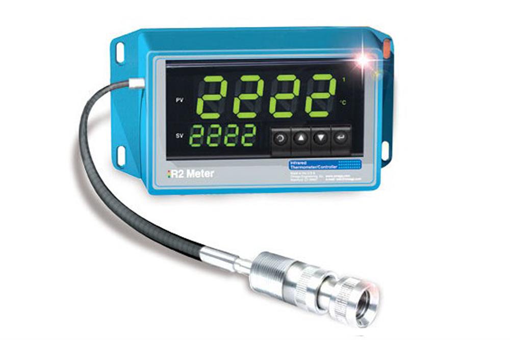 Ultra High Performance 2-Color Ratio Fiber Optic Infrared Temperature Measurement and Control System up to 3000C - EQ-IR2-LD