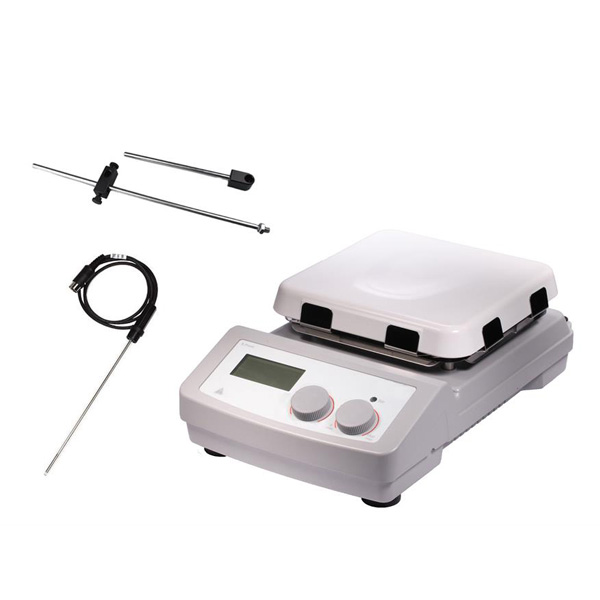 NRTL Certified Stirring Hot Plate w/ Temperature Probe, 7x7