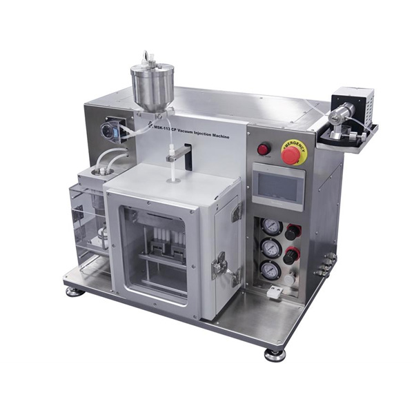 Compact Vacuum Electrolyte Injection System for Pouch and Cylinder Cells - MSK-113-CP