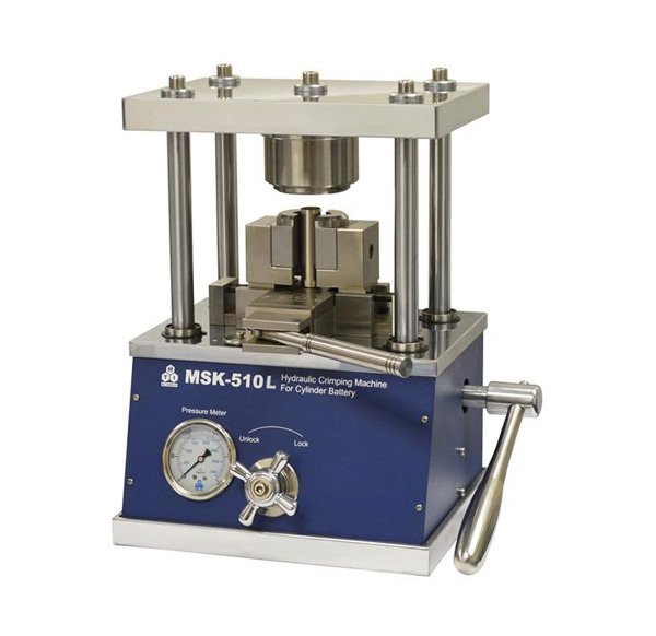 Hydraulic Sealing Machine for 50100 Cylindrical Cases - MSK-510L