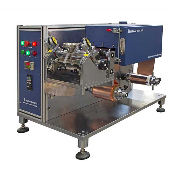 Compact Roll to Roll Coater w/ 160mm Max. Width & 4 Optional Coating Heads - MSK-AFA-200