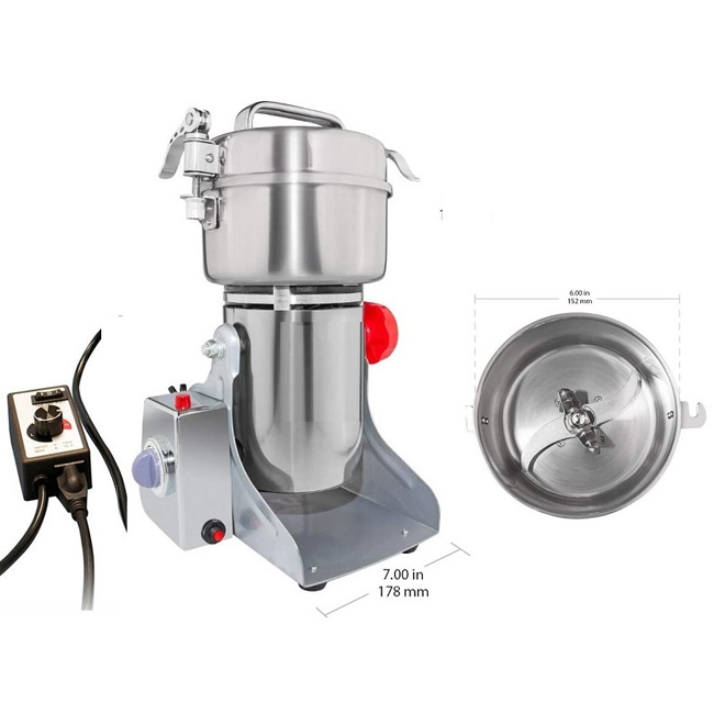 Swing Type Electric Dry Crusher / Mixer 25K RPM ( 200g Max) with Timer and Speed Controller- MSK-FS-152