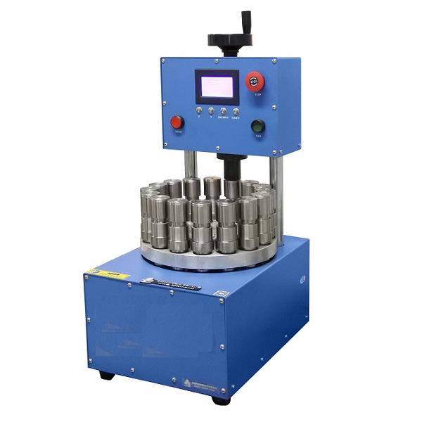 Hi-Throughput Coin Cell Crimping Machine with Pressure Controlled & 16 Station - MSK-HT-16