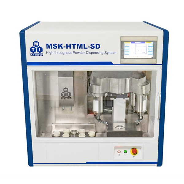 Compact 5-Channel Powder Dispenser with Precision Scale for High Throughput Preparation - MSK-HTML-SD