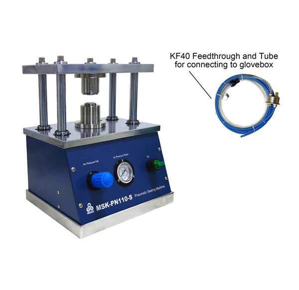 Gas Driven Decrimper for Disassembling CR20XX Series Coin Cells, （Ar Gas Compatible ) - MSK-PN110-DS