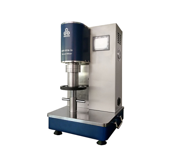 Glovebox Compatible Dual-Shaft Planetary Vacuum Mixer with a 150 mL Container - MSK-SFM-16