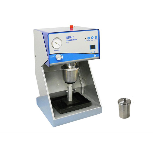 Compact Vacuum Mixer w/ Pump & Vibration Stage & Two Containers -MSK-SFM-7