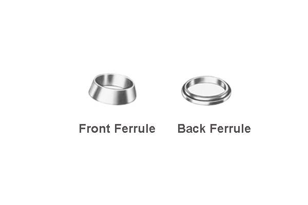 316 SS Ferrule Set (1 Front Ferrule/1 Back Ferrule) , MTI-316SS-SET