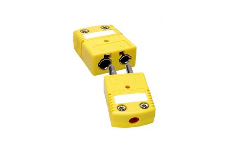 K Type Female Thermocouple Connector Mates with Standard Round Pin Male Male Connectors