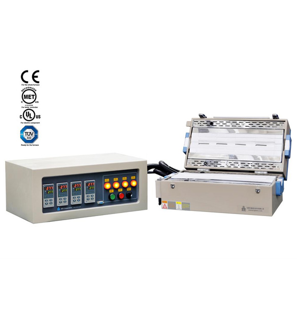 1100C Max. Four Zones Split Tube Furnace with Temperature Controllers for 1
