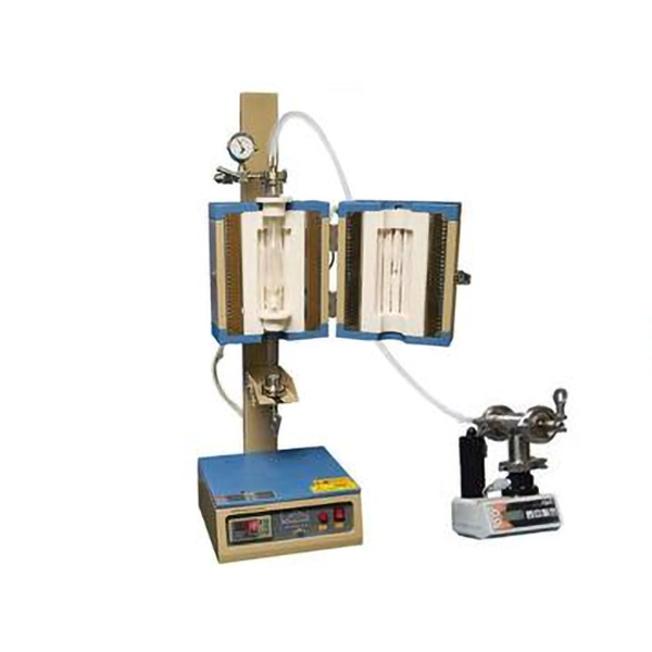 Fluidized Bed Furnace w/ 2.4Mhz Ultrasonic Atomizer for Preparing Core-Shell Particles - OTF-1200X-S-FBUS