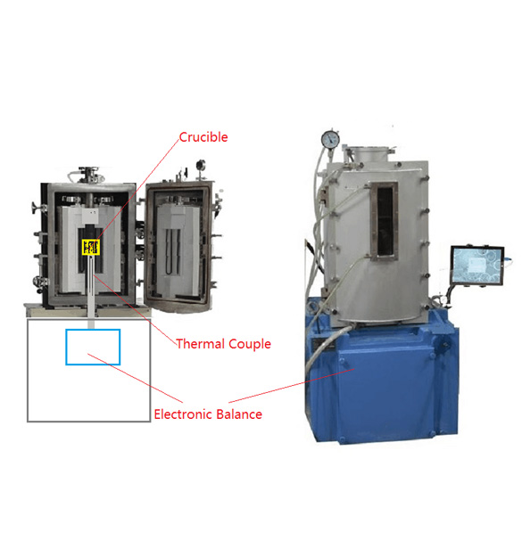 1000°C - 1700°C Max. Large TGA with Vacuum and Atmosphere Control - OTF-X-TGA-L