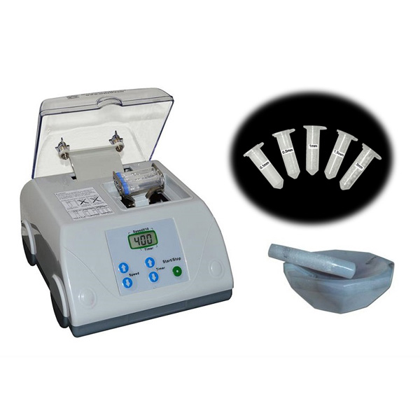 Micro-Vibration Mill with Zirconia Beads (Ar gas compatible) and 3