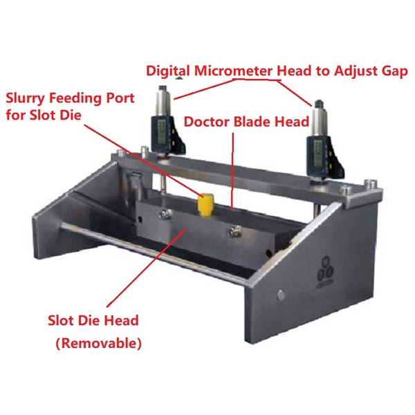 Hybrid Film Applicator: Doctor Blade (300mm) + Slot Die (200 mm W) Heads - HDS300D