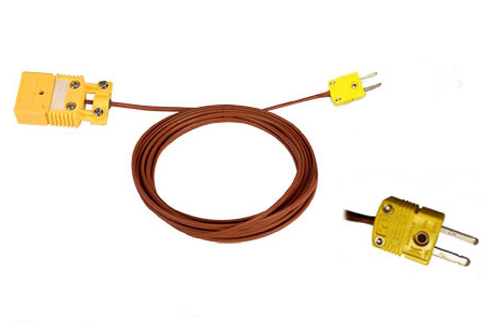 C type TC extension wire with Mini Male Plug & Sub-mini Female Connector - EQ-TC-C-Calibration