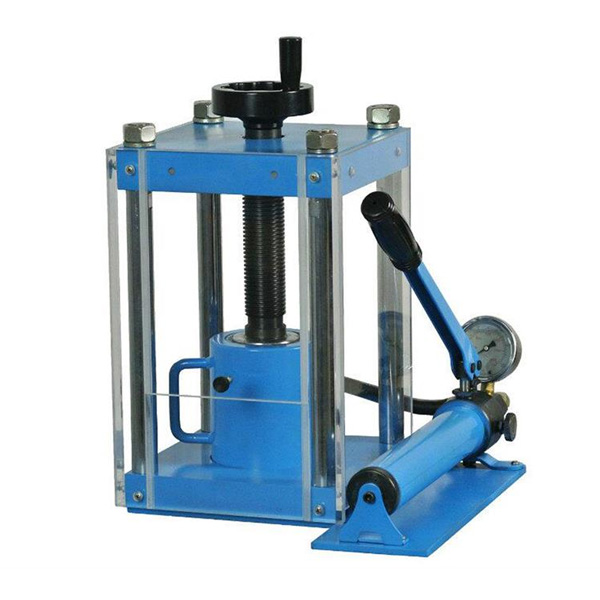 24T Lab Press with Separable Hydraulic Pump & Safety Cover - YLJ-24TS