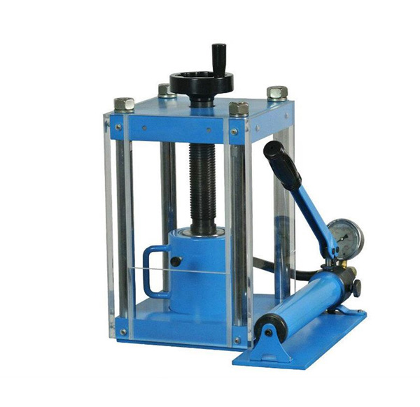 24T Lab Press with Separable Hydraulic Pump & Safety Cover - YLJ-24TS