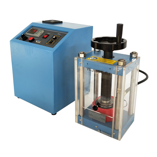 40T Lab Press with Programmable Electric Hydraulic Pump - YLJ-40TA-PE