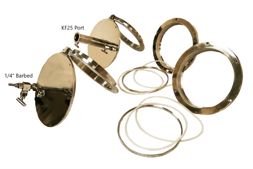 Hinged Type Vacuum Sealing Flange with KF-40D Adaptor for 11